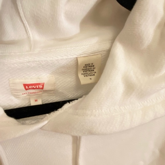 STAR WARS LEVI’S R2-D2 C-3PO WHITE HOODIE SWEATER - Picture 8 of 12